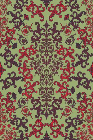 复古印花华亿平台图片