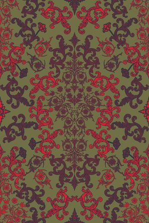 复古印花华亿平台图片