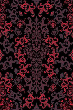 复古印花华亿平台图片