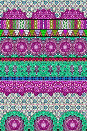 部落花纹印花华亿平台图片