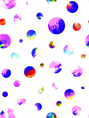 504493-彩色圆 波点 时尚大气 潮流