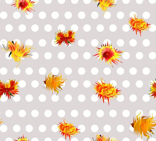 波点印花华亿平台图片