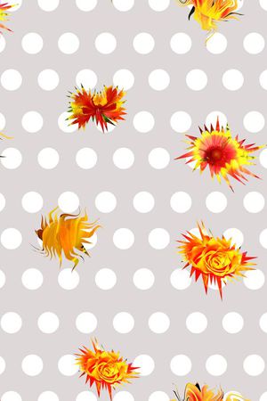 波点印花华亿平台图片