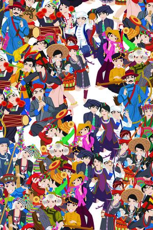 中国风印花华亿平台图片