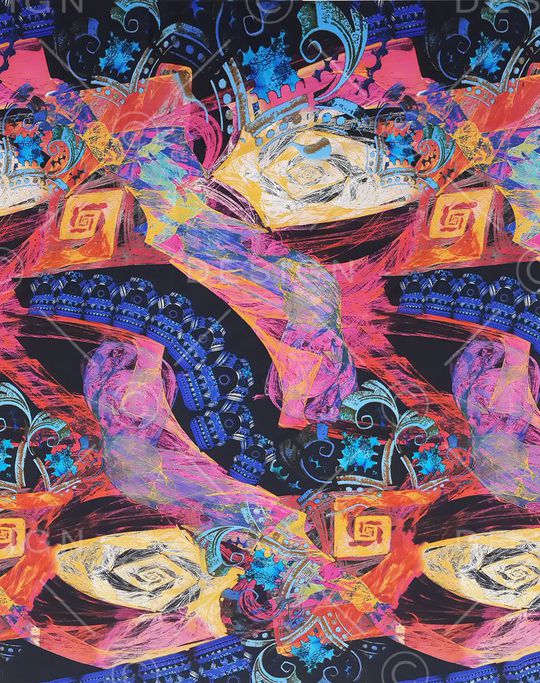 抽象印花华亿平台图片