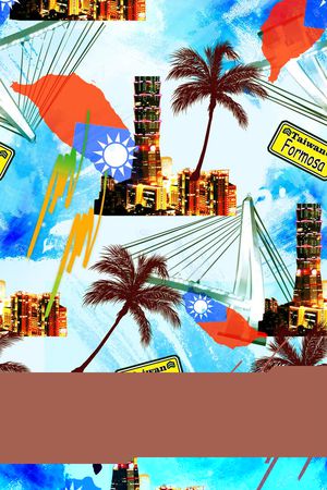 清爽印花华亿平台图片