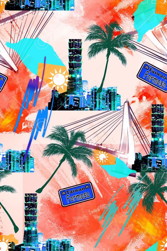 清爽印花华亿平台图片