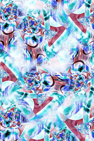 抽象印花华亿平台图片