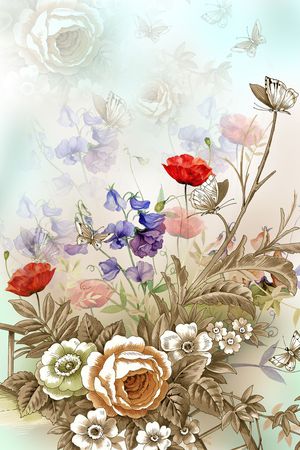 流行时尚印花华亿平台图片