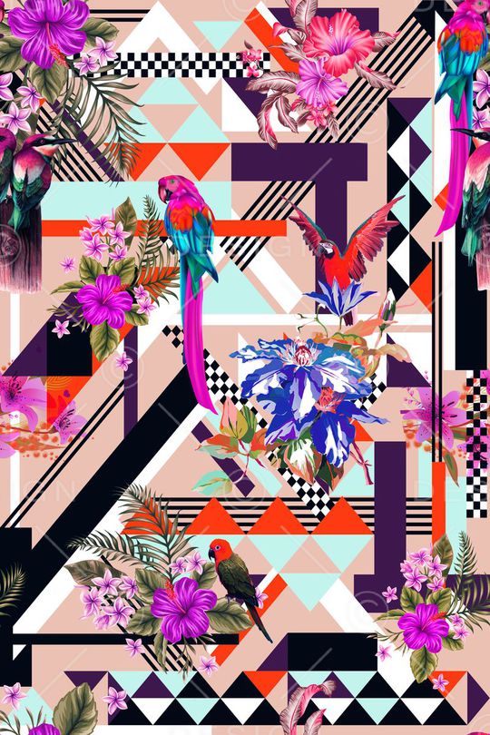 时尚印花华亿平台图片