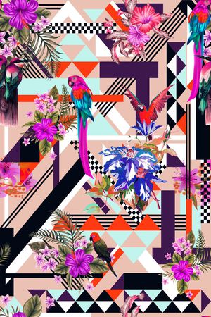 时尚印花华亿平台图片