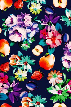 现代 写意印花华亿平台图片