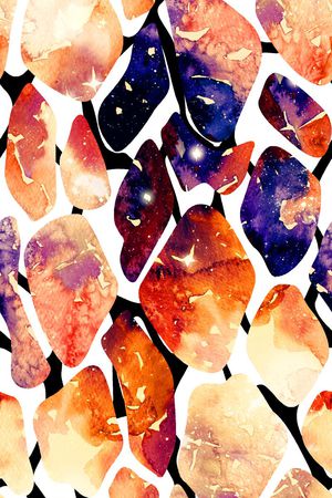 抽象印花华亿平台图片