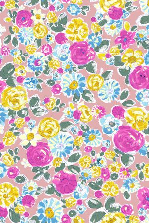 手绘印花华亿平台图片