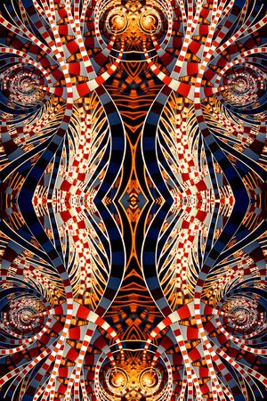 复古印花华亿平台图片