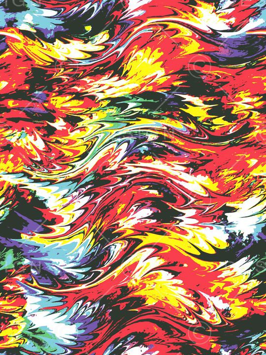 抽象印花华亿平台图片