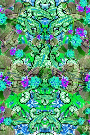 505224-抽象风格怪异现实魔幻拼凑印花