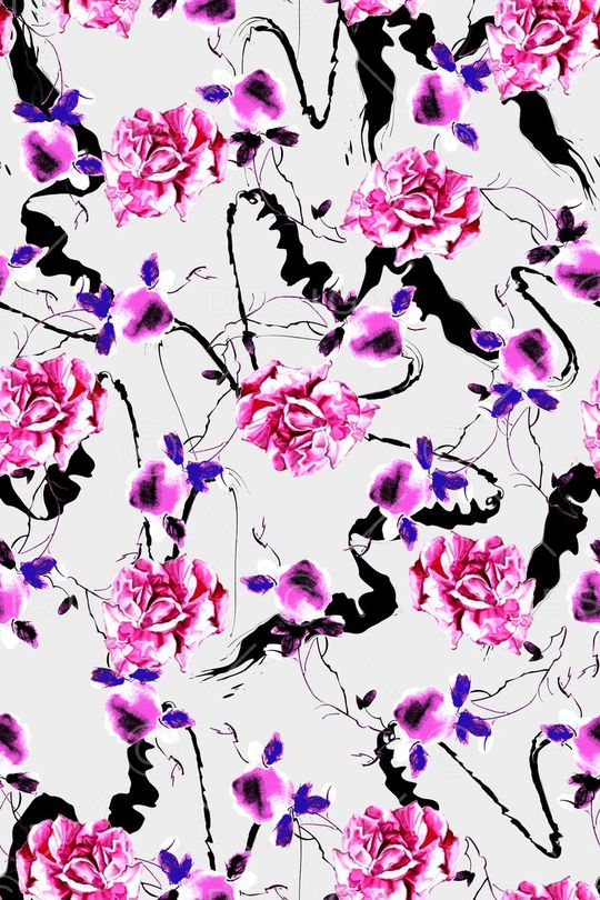 中国风印花华亿平台图片