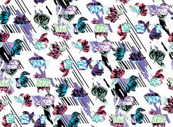 505279-原创大牌花卉几何条纹肌理华亿平台