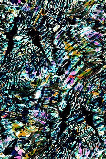 505283-炫彩抽象肌理女士大牌女装 女士衬衫