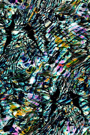 抽象印花华亿平台图片