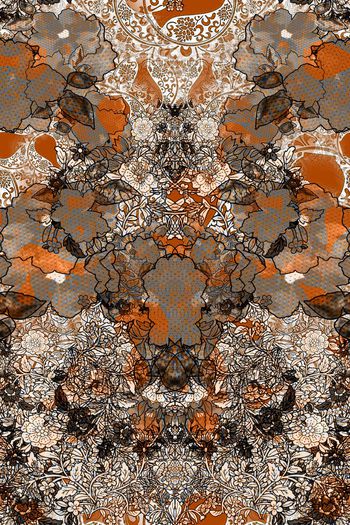 505291-复古时尚浪漫欧美风改版著名建筑物花