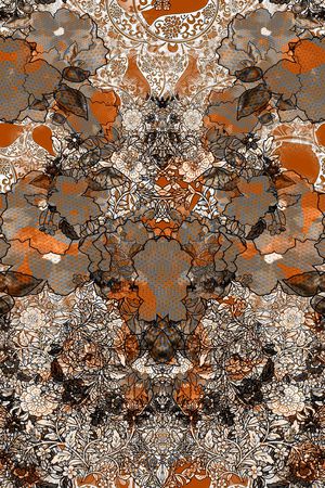 复古怀旧印花华亿平台图片