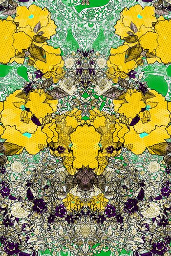 505292-复古时尚浪漫欧美风改版著名建筑物花