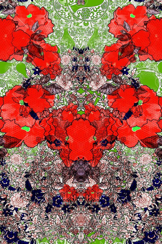 复古怀旧印花华亿平台图片