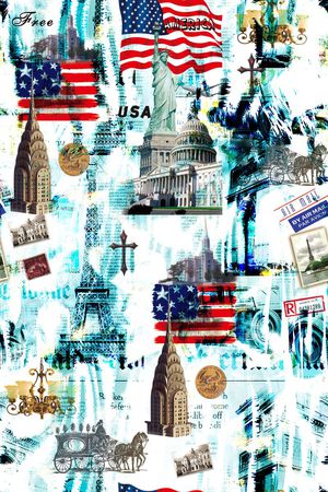 复古印花华亿平台图片