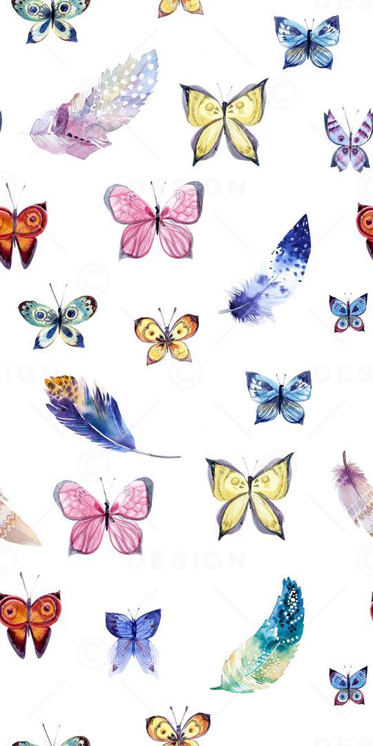 蝴蝶印花华亿平台图片