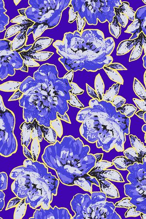 水晶牡丹印花华亿平台图片