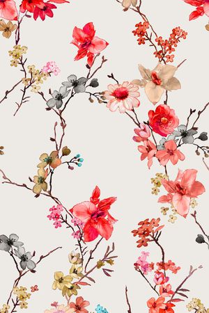 花枝头印花华亿平台图片