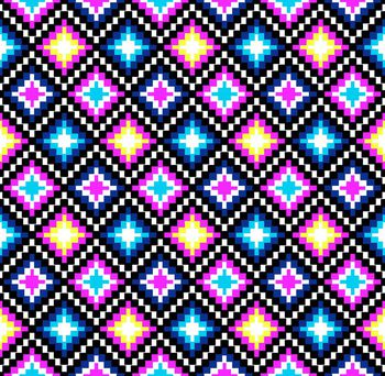 几何花印花华亿平台图片