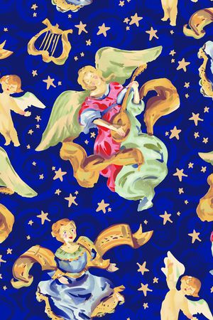 中国风印花华亿平台图片