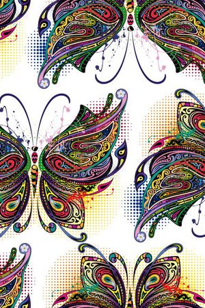 传统彩绘印花华亿平台图片