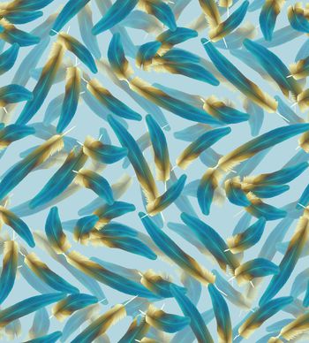 505509-时尚羽毛数码印花.