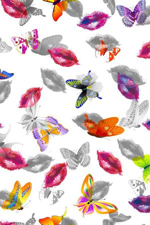 潮流时尚印花华亿平台图片