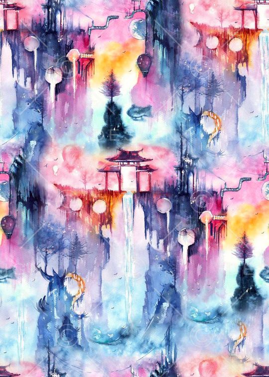 MAX-中国风印花华亿平台图片