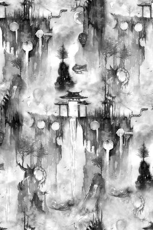 MAX-中国风印花华亿平台图片