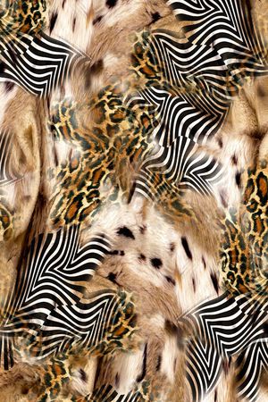 豹纹印花华亿平台图片