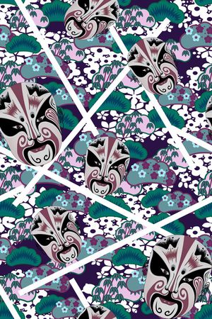 东方风格印花华亿平台图片