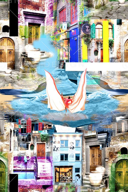 风景照印花华亿平台图片