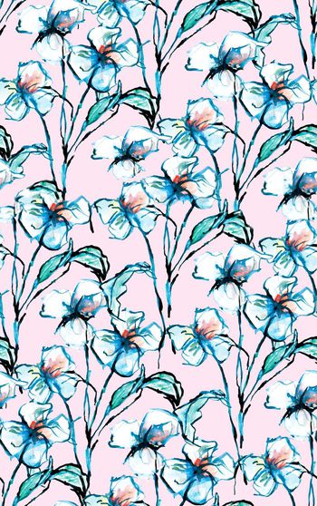 505957-原创大牌花卉绘画华亿平台