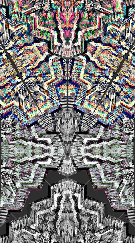 抽象印花华亿平台图片