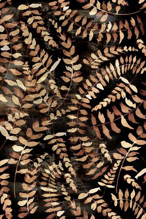 秋天叶子印花华亿平台图片