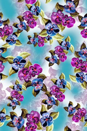 刺绣印花华亿平台图片