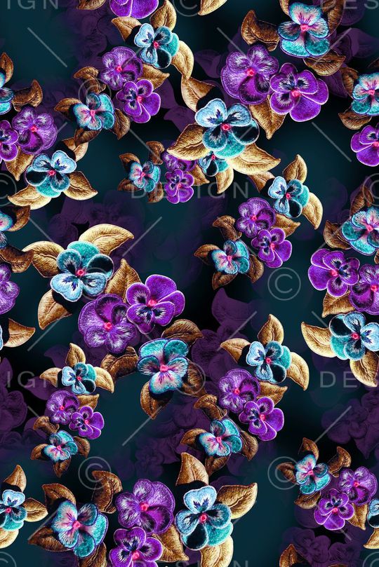 刺绣印花华亿平台图片