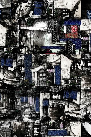 复古中国风印花华亿平台图片