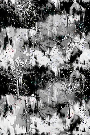 抽象印花华亿平台图片